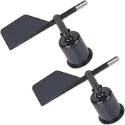 HIAKDOFT 2pcs Wind Anemometer Shell Durable Wind Direction Indicator Cover Easy Installation Low Power Consumption for Weather Observation