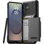 VRS DESIGN Galaxy S25 Ultra Case, Genuine VRS DESIGN Damda Glide Pro Heavy Duty Wallet Cover for Samsung