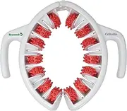 TESMED Cellulite Massager Made in Italy, Patent-Pending Anti-Cellulite Device with Convertible and Divergent Rollers that Lift and Smooth Skin (Pink)