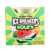 Ice Breakers, Sours Green Apple/Watermelon/Tangerine Cans, Count 8 (1.5-oz) -