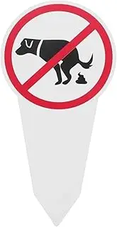 No Pooping Dog Signs - No Poop & Pee Please Keep Off The Grass | Funny No Dog Poop Sign | Outdoor Respect No Poop Dog Signs| Keep Puppies Off Lawn Dog Sign | Funny Garden Decoration For Yard