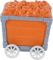 COMNESTBI Mineral Car Pirate Chest Mining Treasure Chest Mining Cart Mining Cart Pirate Chest Treasure Chest Orange Plastic