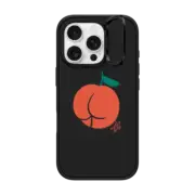 iPhone 16 Pro Impact Ring Stand Case MagSafe Compatible Peach