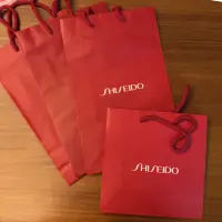 在飛比找蝦皮購物優惠-Shiseido 資生堂紙袋中18*29 小18*18