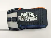 Pacific Vibrations Surfboard Ankle leash 9ft Black 7mm double swivels 9 Ft