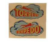 OLD STOCK ORIGINAL K&B TORPEDO WATER SLIDE DECAL
