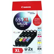 Canon CL651 XL Ink Cartridge Value Pack - CMYK