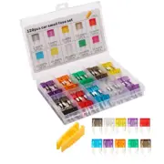 120Pcs Auto Blade Fuse Assortment Kit Set Car Truck Motorcycle Boat Fuses USA