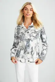 [EziBuy] Print Jacket - Size 8 - Womens