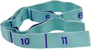 Vaveren Resistance Band Yoga Stretching Strap Portable Professional Stretching Equipment 11 Segment Elastic Band for Pilates Exercise