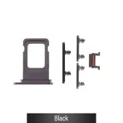 SIM Card Tray and Side Button for iPhone 11-Black