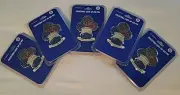 (4) NEW Carnival Cruise Line 50th BIRTHDAY Light Up LED PIN ☆ Sailabration 2.75"
