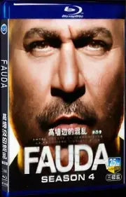 2022 Blu-ray 3-Disc DVD Fauda Season 4 BD Movie All Region Box Set