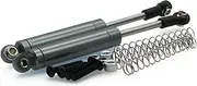 MANGRY 2PCS Internal Spring Shock Absorber 1/10 Scale Damper with More Springs for Car HPI Venture FJ Cruiser (Color : Titanium)