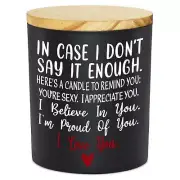 Romantic Couple Gifts Love You Enough Lavender Vanilla 10oz Candle Cup