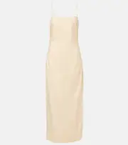 [SIR] SIR Tamara linen midi dress AU 6 yellow