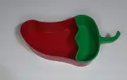 Velveeta Pace Cheese ‘N Salsa Dip Plastic Red Chili Pepper Chip Serving Dish