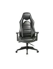 [OOS Living] Beckson High Back Bonded Leather Executive Chair in Black