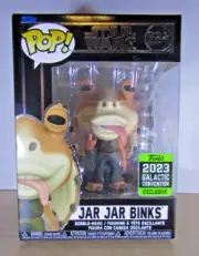 Funko Pop! Jar Jar Binks Star Wars 2023 Galactic Convention Exclusive Figure 624