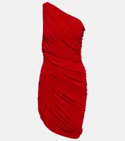 [Norma Kamali] Norma Kamali Pickleball Diana ruched minidress AU 14 red