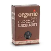 Organic Times Dark Chocolate Coated Hazelnuts - Fresh, healthy organic delivery | Doorstep Organics.