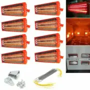 8 X 2KW Spray Baking Booth Infrared Red Paint Curing Light Heating Lamp