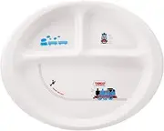 Thomas The Tank Engine 662117 Train Lunch Plate, Plate, 9.1 inches (23 cm), Children's Tableware, White