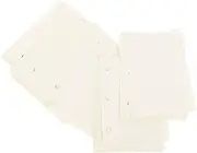 NAMOARLY 3-Pocket Mini Binder Replaceable Writing Paper Notebook for Girls 60 Sheets/Book 4 Sets Total 240 Sheets