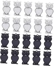 [COHEALI] Diy Owl Pendant Charm Alloy Pendant for Necklace Jewelry Making Accessories Set