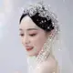 新娘皇冠頭飾森系超仙水晶髮箍時尚造型寫真攝影婚紗水鑚結婚髮飾 樂購生活百貨