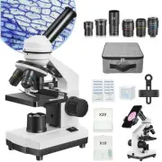 Microscope for Adults Kids Students, 40X-2000X Microscope for Beginners, Biol...