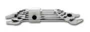 ASAHI ULTRA LIGHT OPEN END SPANNER 6PCS SET "LIGHTOOL" LEXS6 MADE IN JAPAN