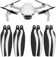 Master Airscrew Stealth Propellers for DJI Mini 2, Mini 2 SE, Mini SE & Mini 4K - Black, 4 propellers in Set