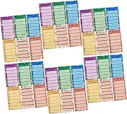 CANIGHT 36 Sheets Cash Binder Budget Cards Portable Budget Planner Insert for Home Office and Travel Manage Finances Easily Made Convenient
