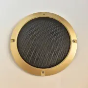 5" Inch Speaker Cover Golden Frame Metal Mesh Grills For Car Audio DJ PA Speaker