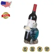 Compact Turtle Wine Rack for Home Decor - Ideal Bottle Holder for Stylish Spaces