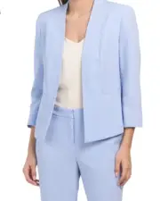 NEW KASPER BLUE CAREER OPEN FRONT JACKET BLAZER SIZE 10 SIZE 12 SIZE 16