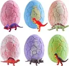 6 Kids Natural Handmade Bath Bombs with Surprise Inside,Different Color and Frag