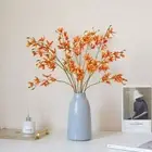 3 Fork Cymbidium Flower Branches Artificial Orchid Flower Living Room Desktop