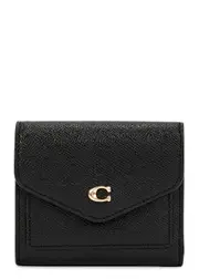Coach Wyn Small Grained Leather Wallet - Black - One Size One Size