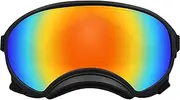 [Whyzsjnclg] Dog Goggles, Dog Sunglasses Large Goggles with Adjustable Strap UV Protection for Dogs Winproof for Medium-Large Pet Glasses Dogs Eyes Protection, M