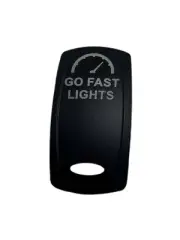 Carling "Go Fast Lights " White Lighted Rocker Switch Cover