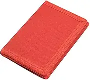 [NEICY] RFID Blocking Canvas Wallet for Men and Women - Camo Trifold Outdoor Sports Wallets with Magic Sticker for Teen Kids, Red, Casual