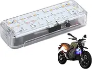 Motorcycle Flashing Safety Lights,Motorcycle Safety Warning Lights - Waterproof USB Charging High Brightness Taillight with Colorful Lighting for Bicycles