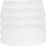 CRILSTYLEO 4pcs Clear Wall Shoe Shelf Display Holder Hanging Rack for Store and Home Use for Organizing Shoes Figurines and Crafts