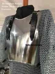 Armor Steel Breastplate Knight Armour Costume Medieval Halloween Fancy Dress