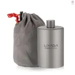 LIXADA 鈦酒瓶 200ML 輕便戶外便攜酒精飲料瓶壺旅行野營背包【15】【新到貨】