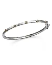 Bloomingdale's Fine Collection Diamond Bangle Bracelet in 14K Yellow & White Gold, 0.20 ct. t. w.
