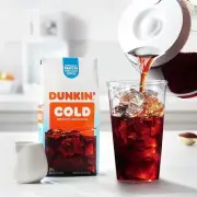 1 NIB 10oz Dunkin Cold Ground over Ice Coffee Brew Roast Mother Spring Best0523