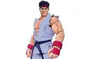 Street Fighter Round 1 Ryu 6" Action Figure - Gray Costume